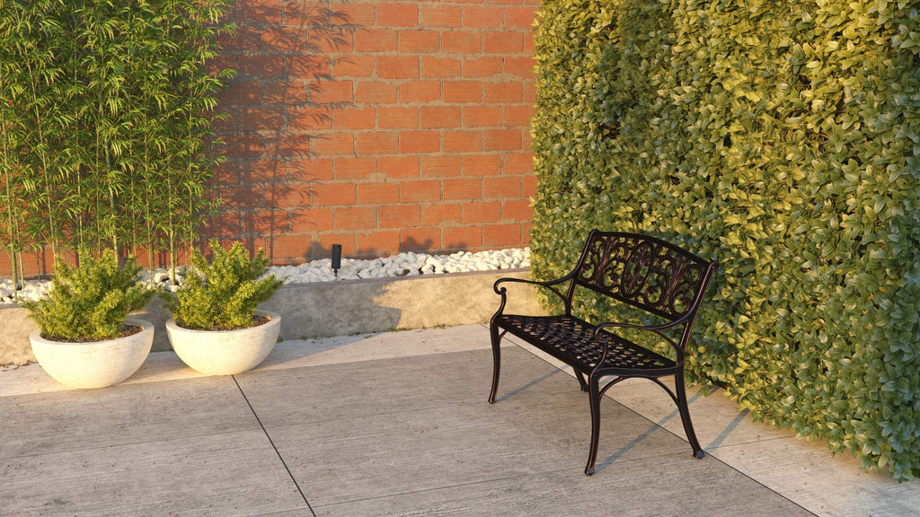 Cast Aluminum Bench K7849