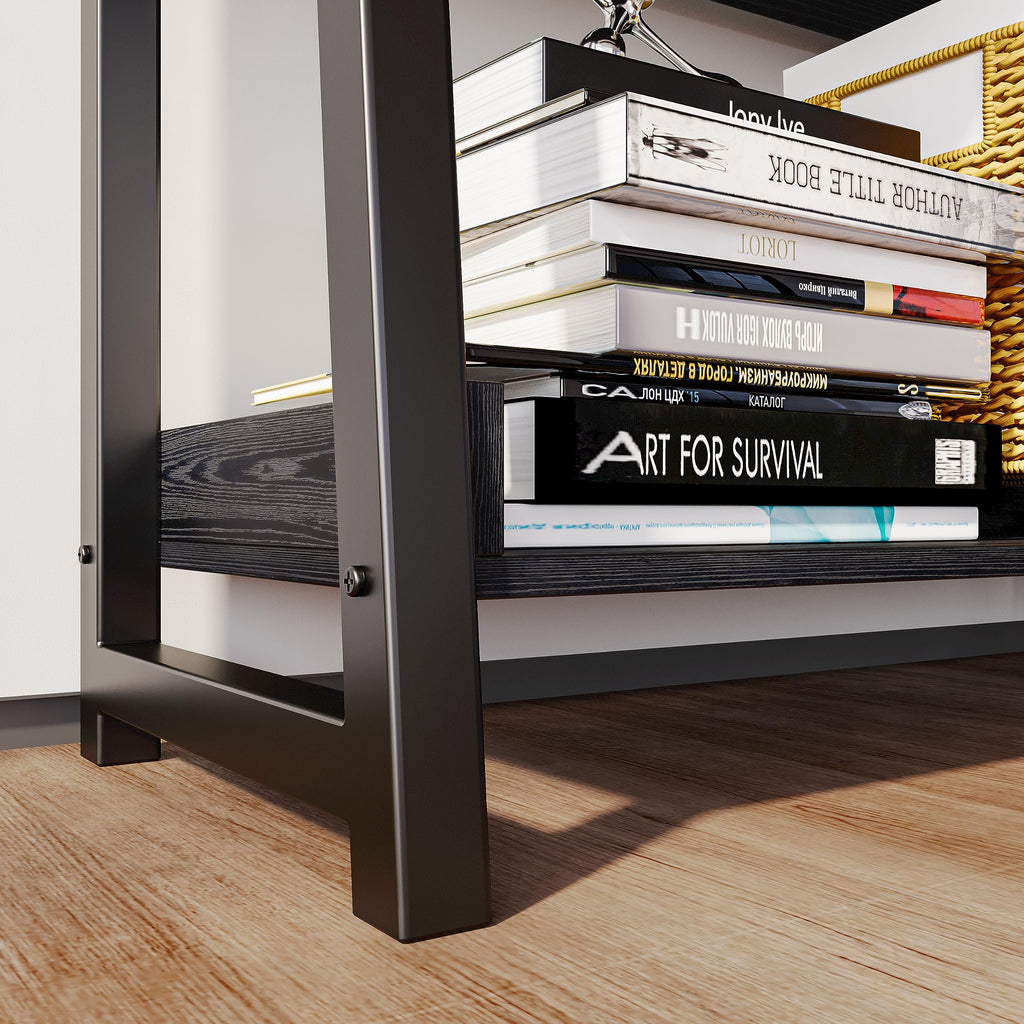 5-Tier Industrial Ladder Shelf Bookcase Y515