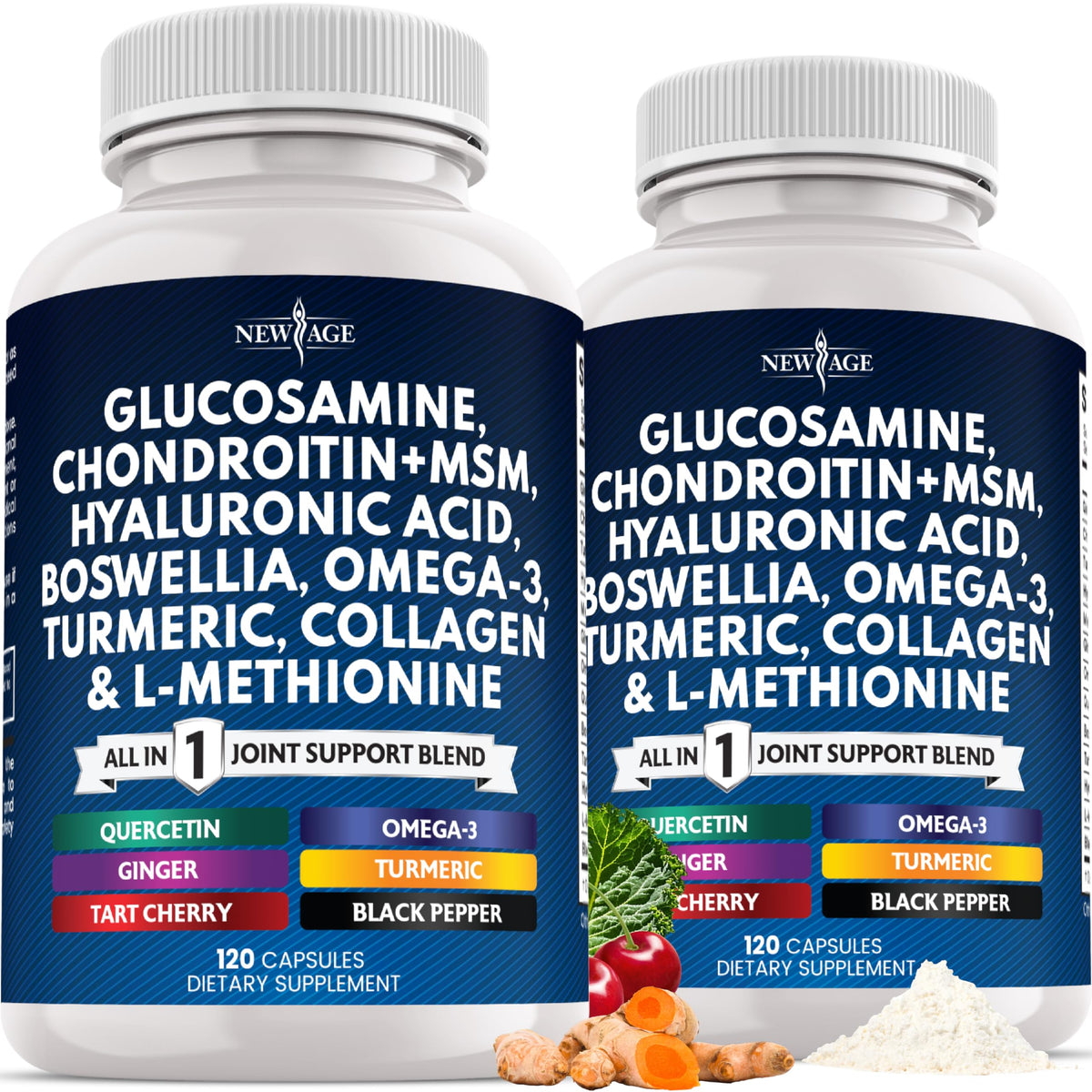 Glucosamine Chondroitin MSM Turmeric Collagen 240 Count J29813