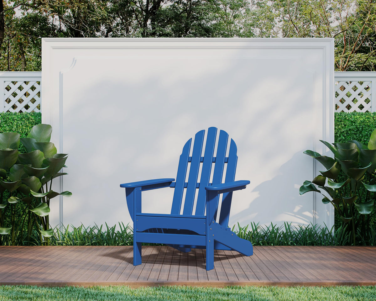 Pacific Blue Outdoor Adirondack Chair W67558